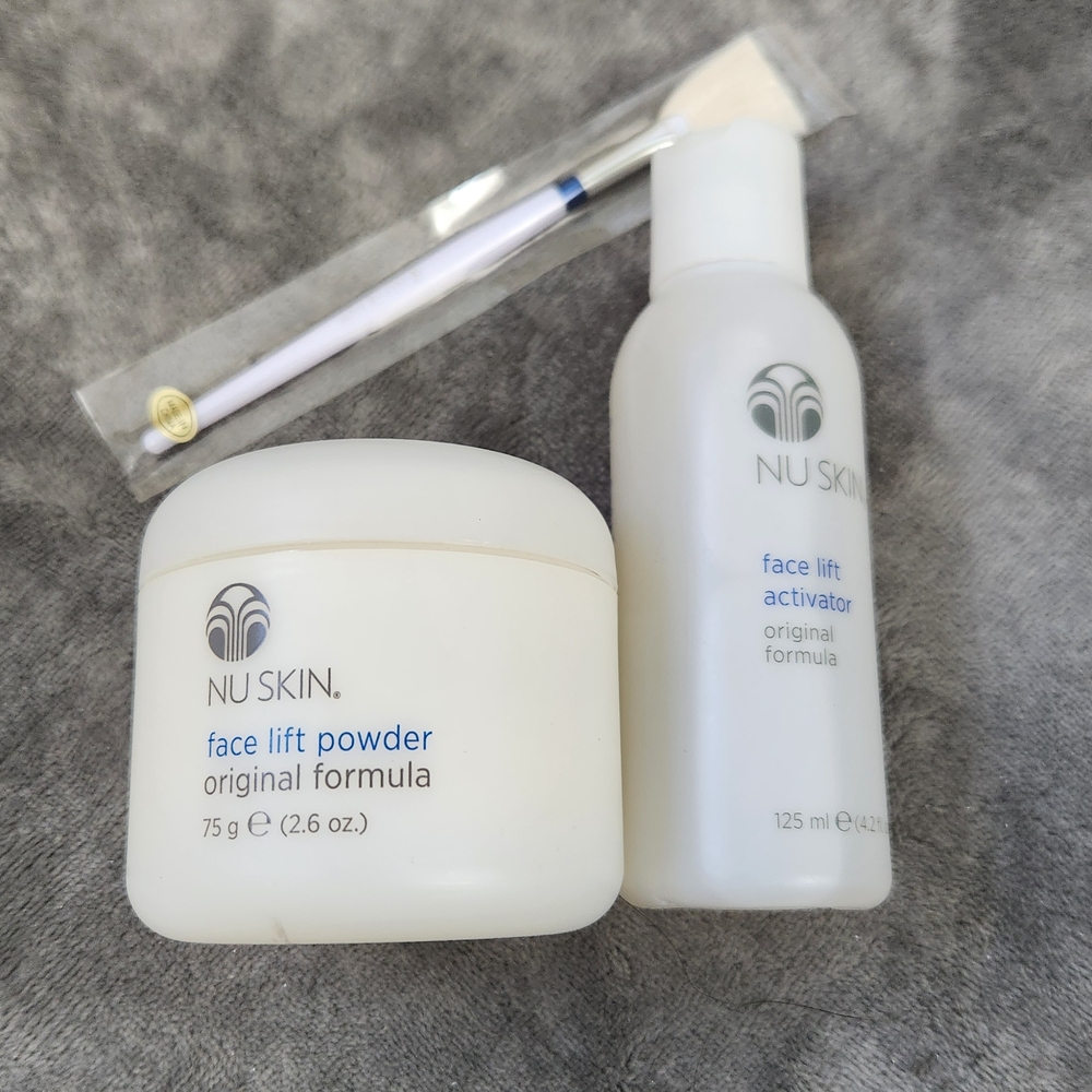 Nu Skin Face Lift Powder and Activator Set - White